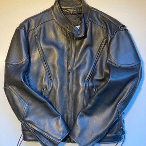 Fox Creek Leather Men's Vented Racing Jacket